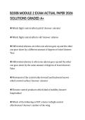 B250B MODULE 2 EXAM ACTUAL PAPER 2026 SOLUTIONS GRADED A&plus;
