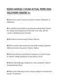 B250C MODULE 3 EXAM ACTUAL PAPER 2026 SOLUTIONS GRADED A&plus;