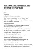 B250D MODULE 4 EXAMINATION TEST 2026 COMPREHENSIVE STUDY GUIDE