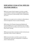B250E MODULE 5 EXAM ACTUAL PAPER 2026 SOLUTIONS GRADED A&plus;