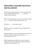 B250E MODULE 5 EXAM PREP PRACTICE SET 2026 FULL SOLUTION