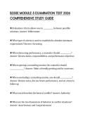 B250E MODULE 5 EXAMINATION TEST 2026 COMPREHENSIVE STUDY GUIDE