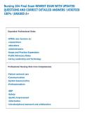 Nursing 204 Final Exam NEWEST EXAM WITH UPDATED  QUESTIONS AND CORRECT DETAILED ANSWERS VERIFIED  100&percnt; GRADED A&plus; 