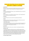 NURS 1025 CHAPTER 4 EXAM 2 QUESTIONS WITH 100&percnt; CORRECT ANSWERS