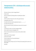 Paraoptometric CPO &ndash; AOA Exam with accurate detailed answers