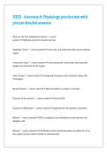 HESI - Anatomy & Physiology practice test with precise detailed answers