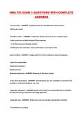 MBA 755 EXAM 3 QUESTIONS WITH COMPLETE ANSWERS 