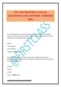 ITN 170 CHAPTER 1-7 EXAM QUESTIONS AND ANSWERS&period; VERIFIED 2026&period;