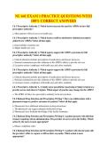 NU 641 EXAM 1 PRACTICE QUESTIONS WITH 100&percnt; CORRECT ANSWERS