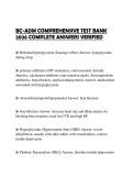 BC-ADM COMPREHENSIVE TEST BANK 2026 COMPLETE ANSWERS VERIFIED