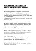 BC-ADM FINAL STUDY SHEET 2026 SOLVED QUESTIONS FULLY CORRECT