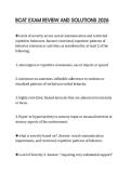 BCAT EXAM REVIEW AND SOLUTIONS 2026