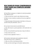 BCAT BUNDLED EXAMS COMPREHENSIVE STUDY GUIDE 2026 COMPLETE ANSWERS ACCURATE