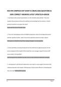 HESI RN Compass Exit Exam V2 &lpar;NGN&rpar; &ndash; 2026 Questions and 100&percnt; Correct Answers for Comprehensive Exam Preparation