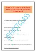 MPOETC ACT 120 CERTIFICATION EXAM QUESTIONS AND ANSWERS&period; VERIFIED 2026&period;