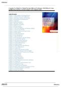 Test Bank For Clinical Nursing Skills and Techniques 10E Complete Chapter-by-Chapter Exam Prep &vert; Graded A&plus; &vert; Latest Edition