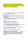 COGSCI 180 FINAL EXAM QUESTIONS AND ANSWERS &lpar;100&percnt; VERIFIED SOLUTIONS&rpar; &vert; NEW 2026&sol;2027 UPDATE &vert; GRADED A&plus;&period;