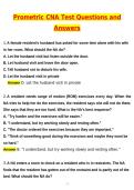 CNA Prometric Test 2026 Actual Questions & Answers &lpar;Latest 2026 &sol; 2027 Update&rpar; 100&percnt; Guarantee Pass &lpar;Verified Answers&rpar;