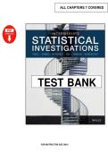 Test Bank for Intermediate Statistical Investigations &lpar;1st Edition&comma; 2026&rpar; &ndash; Tintle