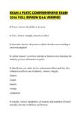 EXAM 4 FLETC COMPREHENSIVE EXAM 2026 FULL REVIEW Q&A VERIFIED
