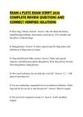 EXAM 4 FLETC EXAM SCRIPT 2026 COMPLETE REVIEW QUESTIONS AND CORRECT VERIFIED SOLUTIONS
