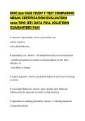 EXSC 520 CASE STUDY T-TEST COMPARING MEANS CERTIFICATION EVALUATION 2026 TWO SETS DATA FULL SOLUTIONS GUARANTEED PASS