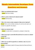 2026 Mendix Intermediate Developer Exam Actual Questions & Answers &lpar;Latest 2026 &sol; 2027 Update&rpar; 100&percnt; Guarantee Pass &lpar;Verified Answers&rpar;