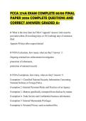 FCCA 274A EXAM COMPLETE 80&sol;80 FINAL PAPER 2026 COMPLETE QUESTIONS AND CORRECT ANSWERS GRADED A&plus;