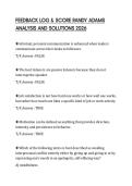 FEEDBACK LOG & SCORE RANDY ADAMS ANALYSIS AND SOLUTIONS 2026