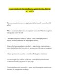 Massachusetts Oil burner Practice Questions And Answers 2025&sol;2026