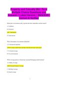 Property and Casualty Mid -Term Multiple Choice Questions and Answers &vert; Latest Version &vert; 2025&sol;2026 &vert;  Correct & Verified