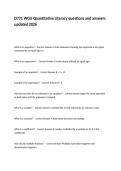 D771 WGU Quantitative Literacy questions and answers updated 2026