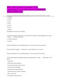 BIO 150 Exam 2 Hyman Test Questions and All Correct Answers 2025-2026 Set&period;