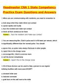 CNA Headmaster Exams 2026&ndash;2027 Bundled Actual Practice Questions & Verified Answers &vert; Instant PDF Download Headmaster CNA Practice Exam 2026 &vert; Knowledge Test Set 1&comma; Skills & Vocabulary Review PDF CNA Headmaster Exam Prep&comma; State Competency & Skills Review 