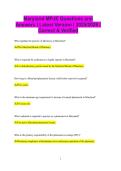 Maryland MPJE Questions and Answers &vert; Latest Version &vert; 2025&sol;2026 &vert;  Correct & Verified