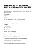 FIREFIGHTER HAZMAT OPS PRACTICE SCRIPT UPDATED 2026 TESTED SOLUTIONSFIREFIGHTER HAZMAT OPS PRACTICE SCRIPT UPDATED 2026 TESTED SOLUTIONS