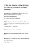FITNESS G-22 USE OF LPG COMPREHENSIVE TEST 2026 QUESTIONS WITH SOLUTIONS GRADED A&plus;