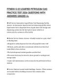 FITNESS G-22 LIQUEFIED PETROLEUM GAS PRACTICE TEST 2026 QUESTIONS WITH ANSWERS GRADED A&plus;