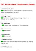 2026 EMT NYS State Exam Actual Questions & Answers &lpar;Latest 2026 &sol; 2027 Update&rpar; 100&percnt; Guarantee Pass &lpar;Verified Answers&rpar;