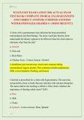 NCLEX EXIT EXAM LATEST 2026 ACTUAL EXAM  TEST BANK&vert; COMPLETE 350 REAL EXAM QUESTIONS  AND CORRECT ANSWERS &lpar;VERIFIED ANSWERS  WITH RATIONALES&rpar; ALREADY GRADED A&plus; &lpar;MOST RECENT&excl;&excl;&rpar; 