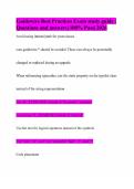 Guidewire Best Practices Exam study guide &vert; Questions and answers&vert; 100&percnt; Pass&vert; 2026