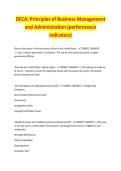 DECA STUDY GUIDE 2026&sol;2027 COMPLETE QUESTIONS WITH VERIFIED CORRECT ANSWERS &vert;&vert; 100&percnt; GUARANTEED PASS NEWEST VERSION