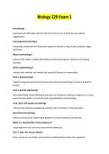 Biology 220 Exam 1 STUDY GUIDE 2026&sol;2027 COMPLETE QUESTIONS WITH VERIFIED CORRECT ANSWERS &vert;&vert; 100&percnt; GUARANTEED PASS NEWEST VERSION
