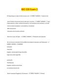 BIO 220 Exam 2 STUDY GUIDE 2026&sol;2027 COMPLETE QUESTIONS WITH VERIFIED CORRECT ANSWERS &vert;&vert; 100&percnt; GUARANTEED PASS NEWEST VERSION