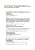 Comprehensive NSG 5003 Pathophysiology&comma; Cellular Injury&comma; Electrolyte Imbalances&comma; Acid&ndash;Base Balance&comma; and Immune Responses Exam Questions and Correct Answers