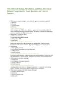 NSG 5003 Cell Biology&comma; Metabolism&comma; and Fluid&ndash;Electrolyte Balance Comprehensive Exam Questions and Correct Answers