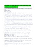 PEARSON VUE UPDATED PRACTICE EXAM QUESTIONS AND SOLUTIONS RATED A&period;pdf