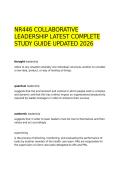 NR446 LEADERSHIP COMPLETE EXAM TESTBANK WITH CORRECT ANSWERS UPDATED 2026