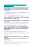 ARE 112 UPDATED EXAMS SCRIPT QUESTIONS AND SOLUTIONS RATED