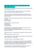 RED CROSS UPDATED FINAL PAPER QUESTIONS AND SOLUTIONS RATED